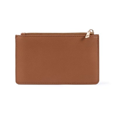 Cartera tarjetero con cremallera PU