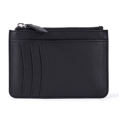 Cartera tarjetero de piel