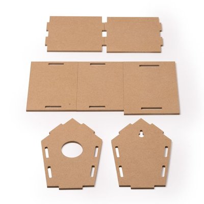 Casa para pájaros de MDF