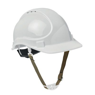 Casco para constructor en ABS Blanco