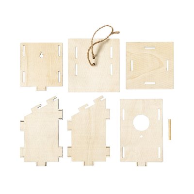 Caseta de Madera para Pájaro