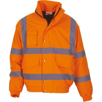 Cazadora alta visibilidad impermeable Hi Vis Orange S