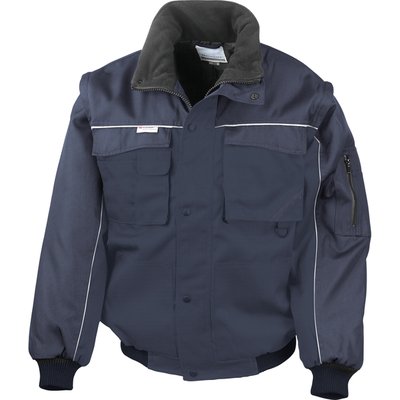 Cazadora mangas extraíbles Navy S