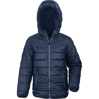 Cazadora niños cortavientos e hidrófuga Navy 3/4 ans