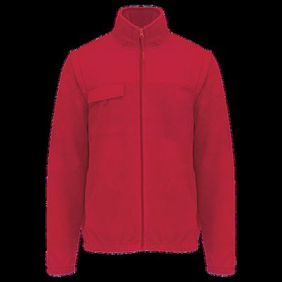 Cazadora de polar con mangas extraíbles Red M