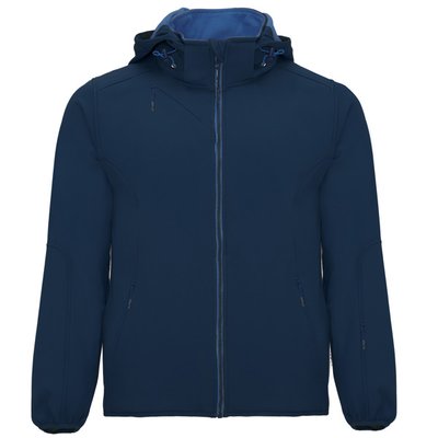 Cazadora Softshell con capucha extraíble Marino Xs