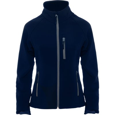 Cazadora Softshell Mujer con Cremallera Marino 3Xl