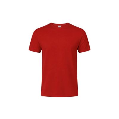 Camiseta Algodón Tacto Suave Sin Costuras Roj Xxl