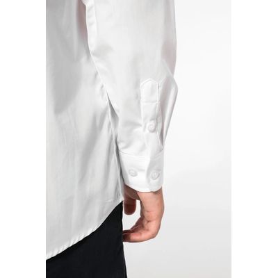 Camisa popelina de manga larga para niños