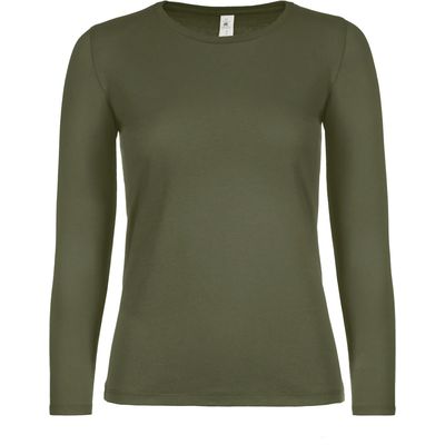 Camiseta clásica manga larga mujer Urban Khaki S