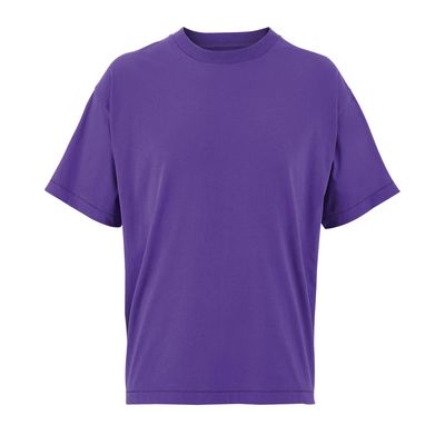 Camiseta oversize de algodón reciclado Morado Oscuro Xl