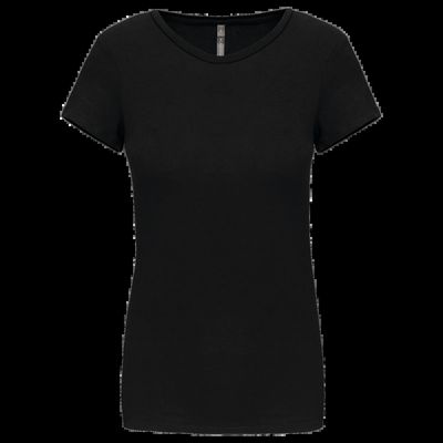 Camiseta Color jaspeado mujer Black Xl