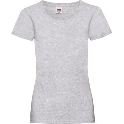 Camiseta entallada mujer 100% algodón Heather Grey M