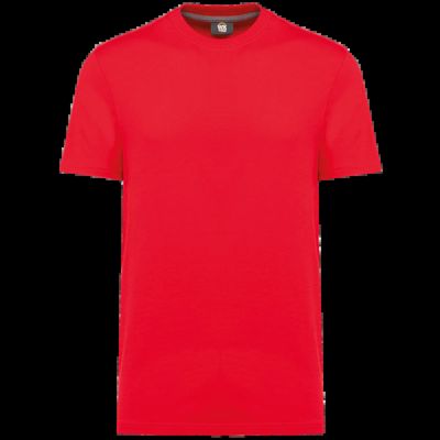 Camiseta algodón orgánico cuello redondo Red M