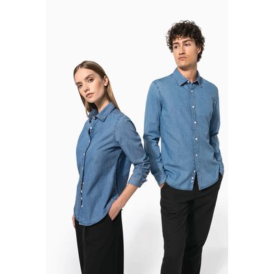 Camisa Denim algodón para mujer