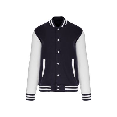 Cazadora béisbol unisex Navy / White Xxl