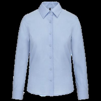 Camisa entallada mujer tejido de cuidado fácil Oxford Blue Xl