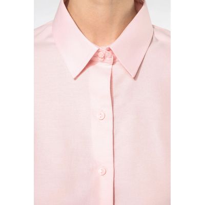 Camisa oxford mujer manga corta