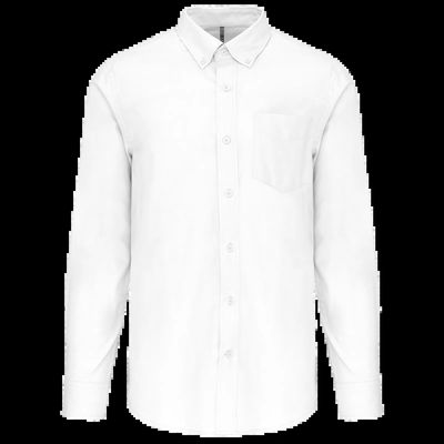 Camisa oxford hombre algodón poliéster White 3Xl