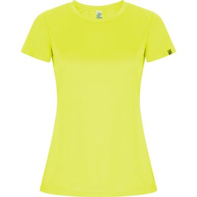 Camiseta ECO Manga Corta Mujer Control Dry Amarillo Fluor 2Xl