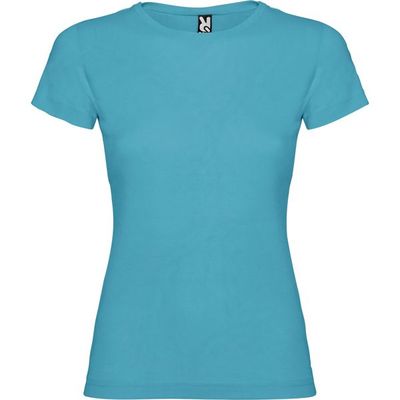 Camiseta de manga corta entallada Turquesa 3/4