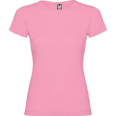 Camiseta de manga corta entallada Rosa Seda M