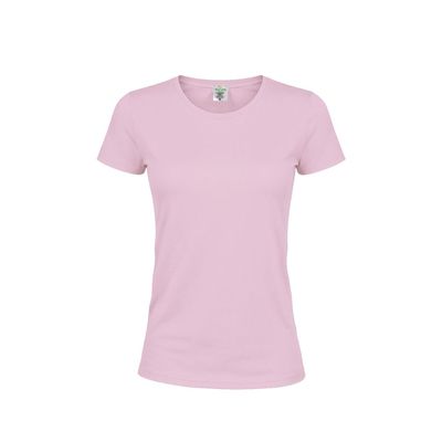 Camiseta Mujer Algodón 180g/m2 Rosa S