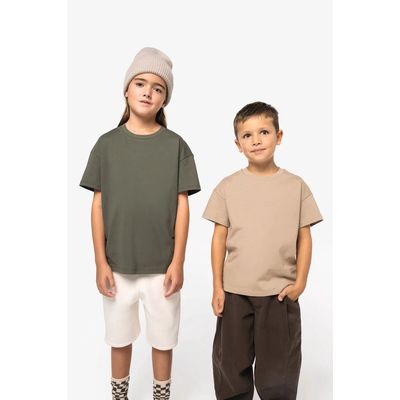 Camiseta infantil de algodón orgánico