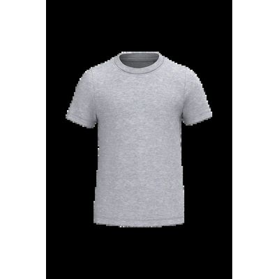 Camiseta Colores lisos 100% algodón Oxford Grey 8/10 Ans