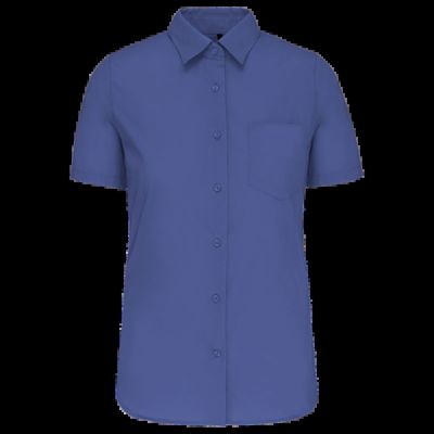 Camisa easy care manga corta mujer Cobalt Blue L