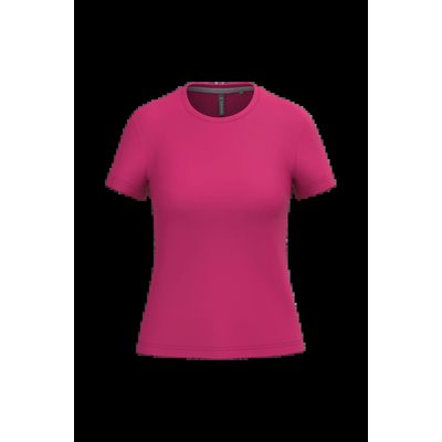 Camiseta manga corta mujer algodón Fuchsia 3Xl