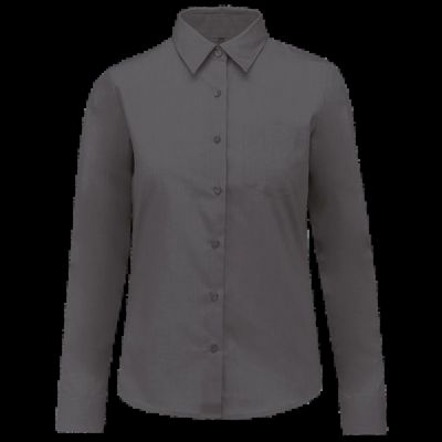 Camisa popelina polialgodón mujer Urban Grey 4Xl