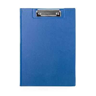 Carpeta con pinza sujeta papeles Azul