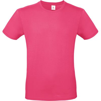 Camiseta hombre 100% algodón preencogido Fuchsia Xs