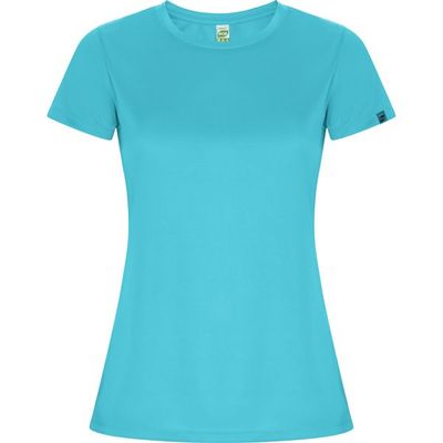 Camiseta ECO Manga Corta Mujer Control Dry Turquesa 2Xl