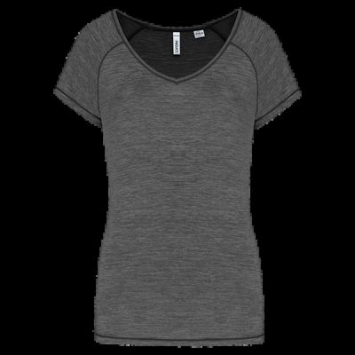 Camiseta deporte mujer ecológica Marl Dark Grey M
