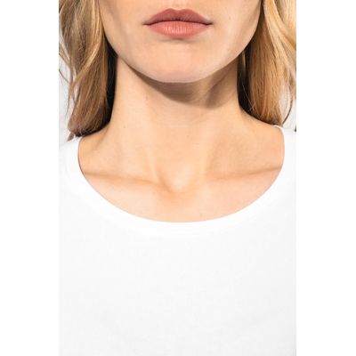 Camiseta manga larga mujer y cuello redondo