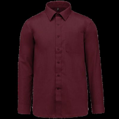 Camisa de polialgodón hombre Wine Xl