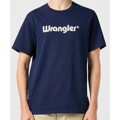 Camiseta algodón con logo Wrangler Navy 3Xl