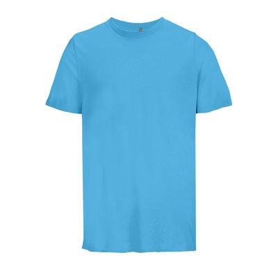 Camiseta Algodón Orgánico Corte Moderno Aqua L