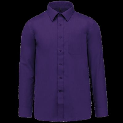 Camisa de polialgodón hombre Purple Xxl