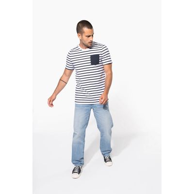 Camiseta marinero con bolsillo