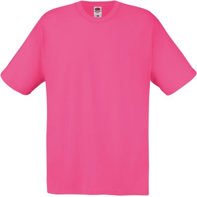 Camiseta niños algodón cuello redondo Fuchsia 3/4 Ans