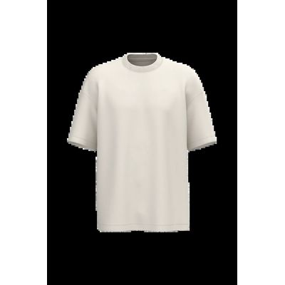 Camiseta oversize hombre Ivory M