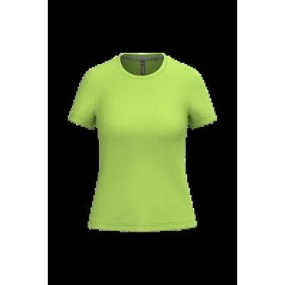 Camiseta manga corta mujer algodón Lime S