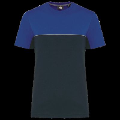 Camiseta bicolor eco Navy / Royal Blue Xs