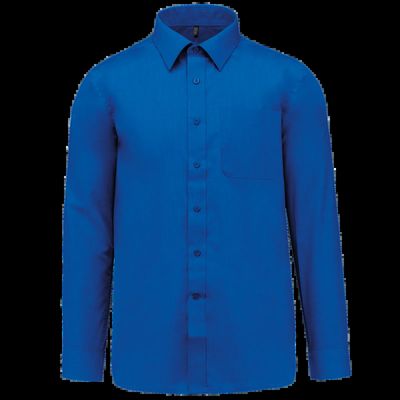 Camisa de polialgodón hombre Light Royal Blue 6Xl