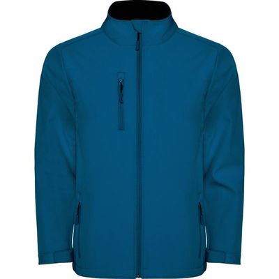 Cazadora Softshell con cremallera invertida Azul Luz De Luna 3Xl