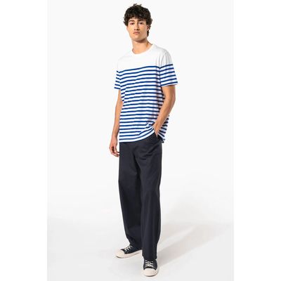 Camiseta marinera de algodón para hombre