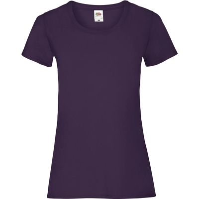 Camiseta entallada mujer 100% algodón Purple M